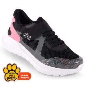 Tênis Infantil Feminino Klin Freedom Esportivo Escolar Solado Ultra