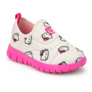 Tênis Infantil Hello Kitty Calce Fácil sem Cadarço Ultra Flex Menina