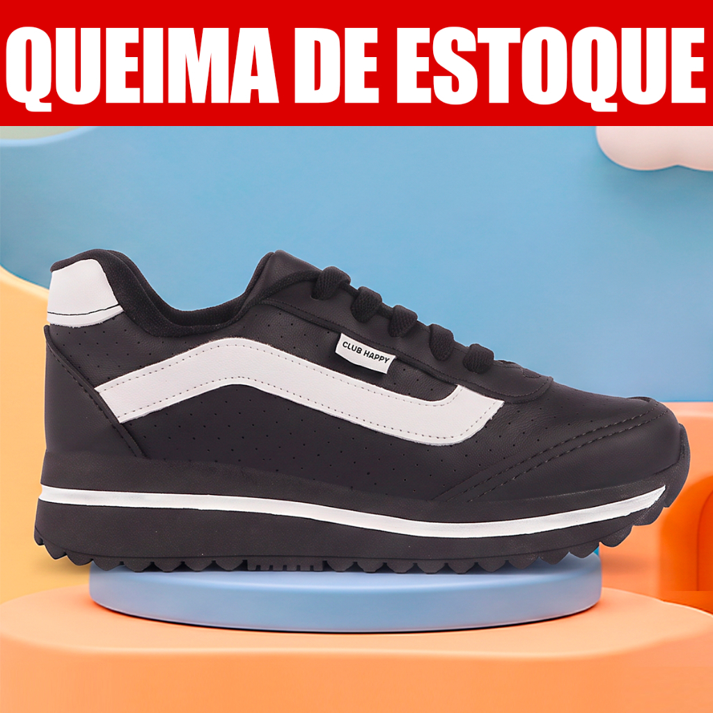 Tenis Infantil Menina Tenis Infantil Feminino Preto Sapato infantil — Calçados