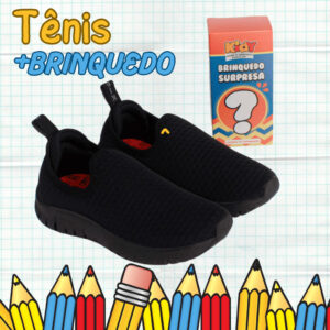 Tênis Infantil Menino Kidy Ultra Flex Calce Fácil Flexível Anatômico