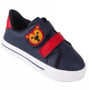 Tênis Infantil Menino Tigrinho Bee Happy Calce Fácil Velcro Duplo