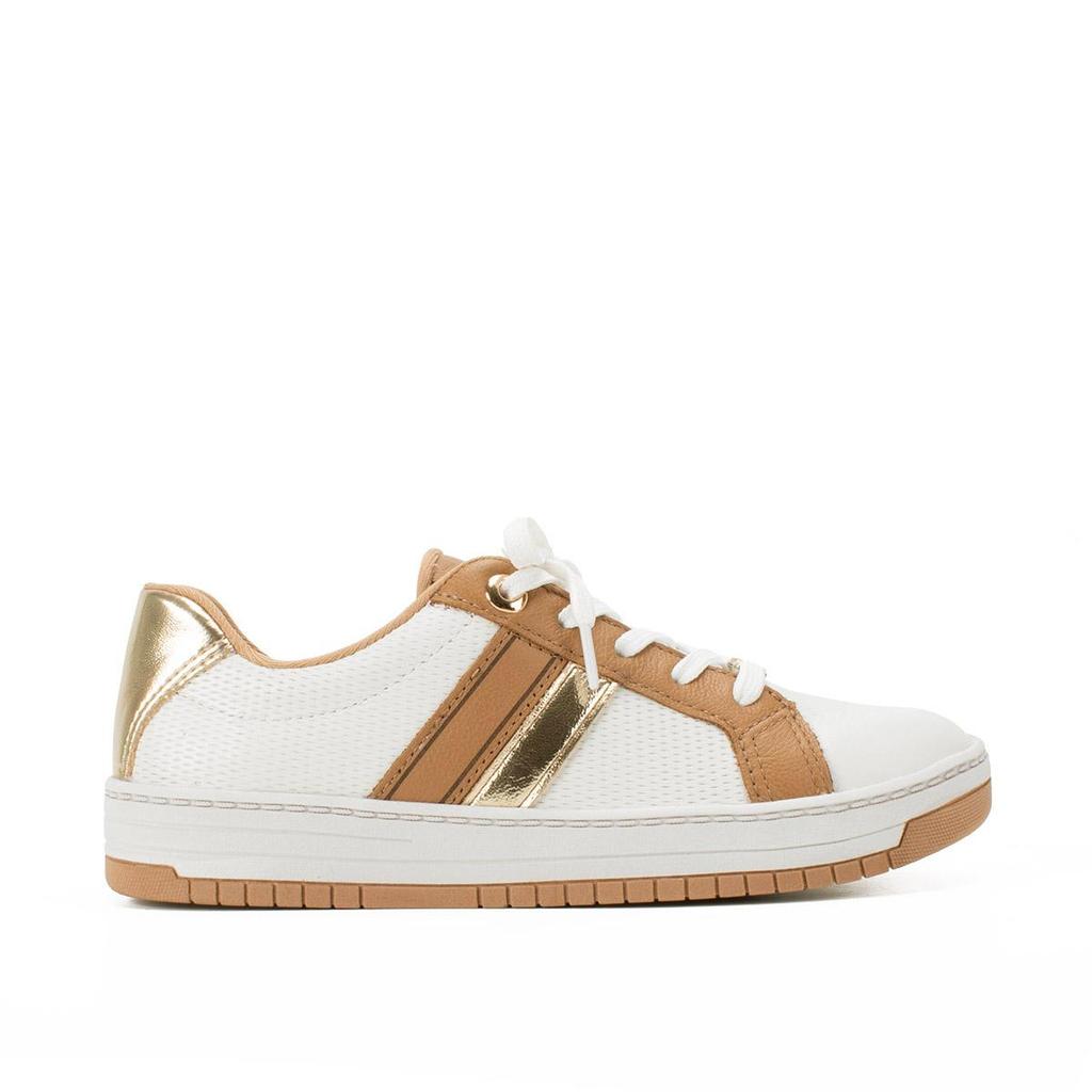Tênis Kolosh Casual de Couro Feminino