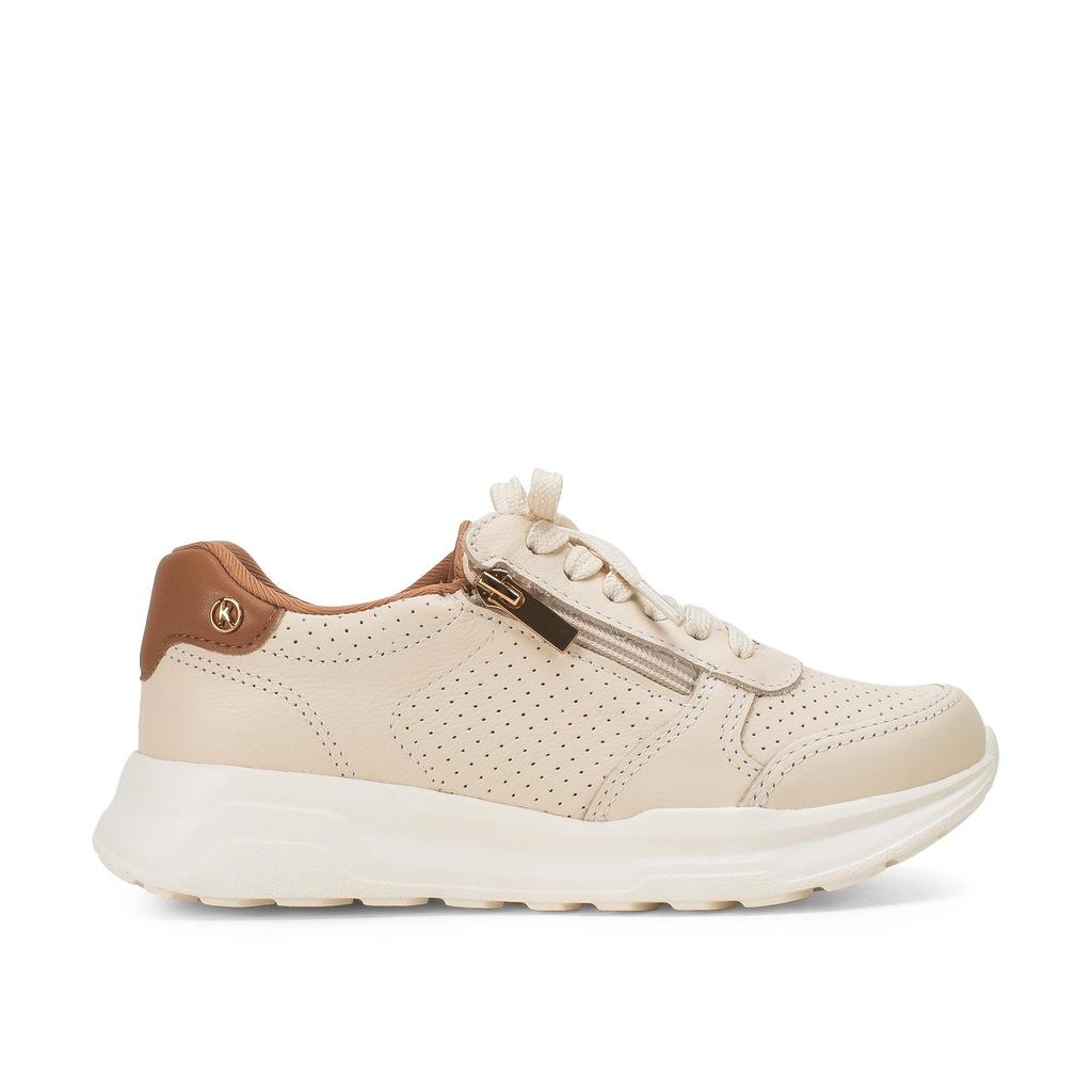 Tênis Kolosh Casual Em Couro Feminino