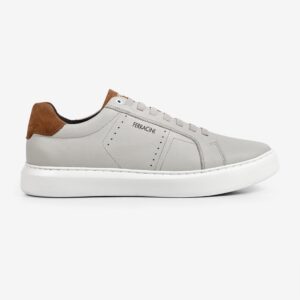 Tênis Masculino Casual Couro Ferracini Calce Fácil Elegante Marvin