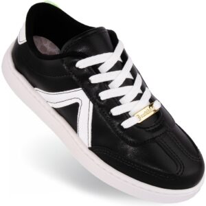Tênis Molekinha Infantil Casual Menina Sneaker Fashion 2574 Preto e