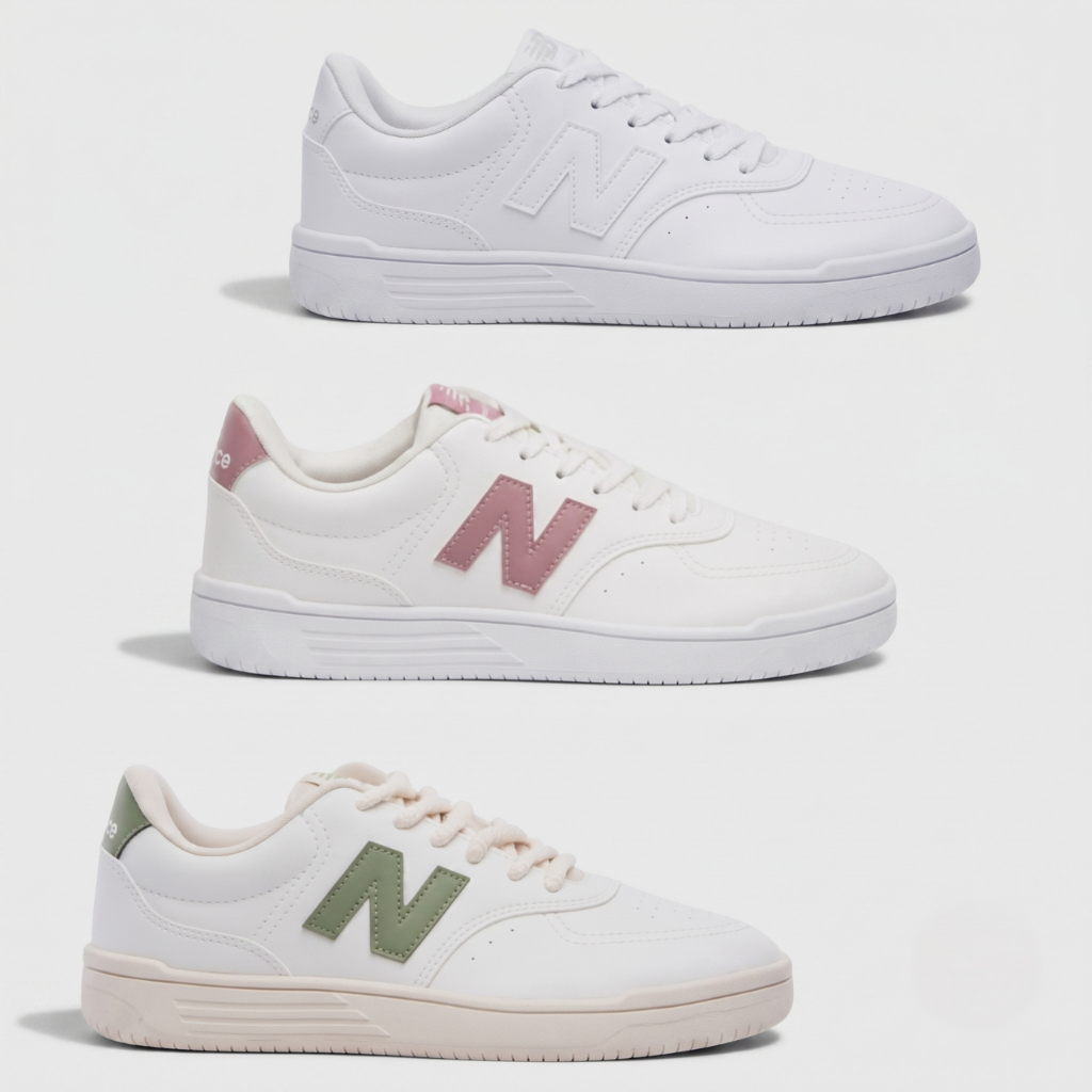 Tênis New Balance Feminino Casual Branco Retrô Original Conforto
