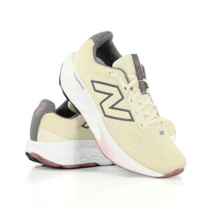 Tênis New Balance Fresh Foam 520 V9 Bege e Cinza Feminino