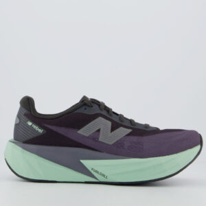 Tênis New Balance Fuelcell Rebel V5 Preto e Verde Claro