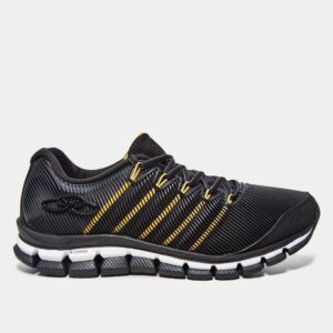 Tênis Olympikus Dynamic Masculino Preto e Laranja