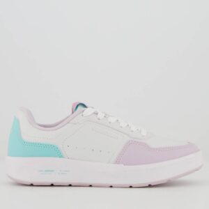 Tênis Olympikus Versa Juvenil Branco e Rosa