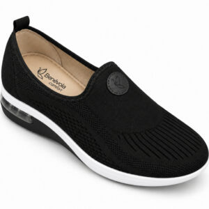Tênis Ortopédico Feminino Ultra Conforto Benévola Knit Slip On Calce