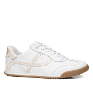 Tênis Pegada Feminino em Couro Branco