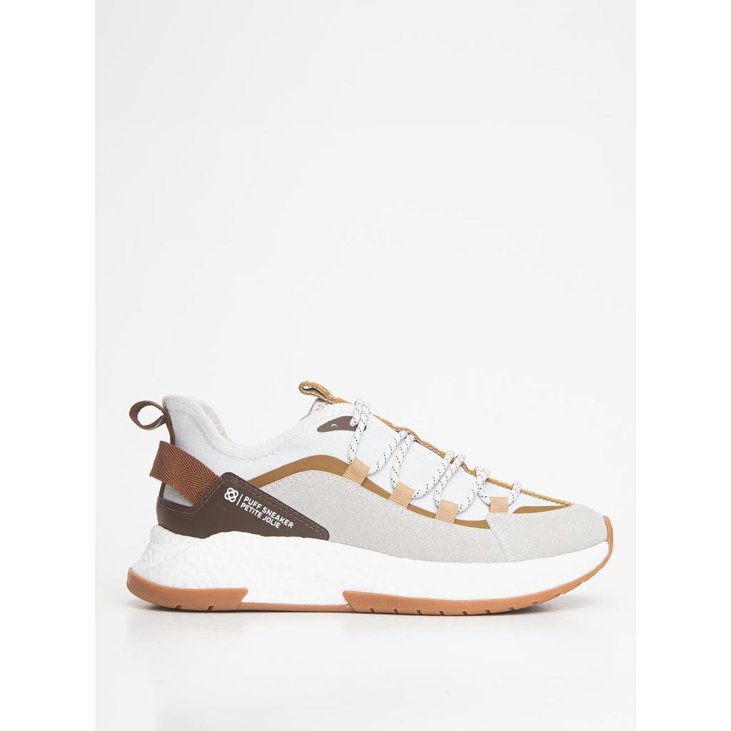 Tênis Petite Jolie Puff Sneaker White Areia