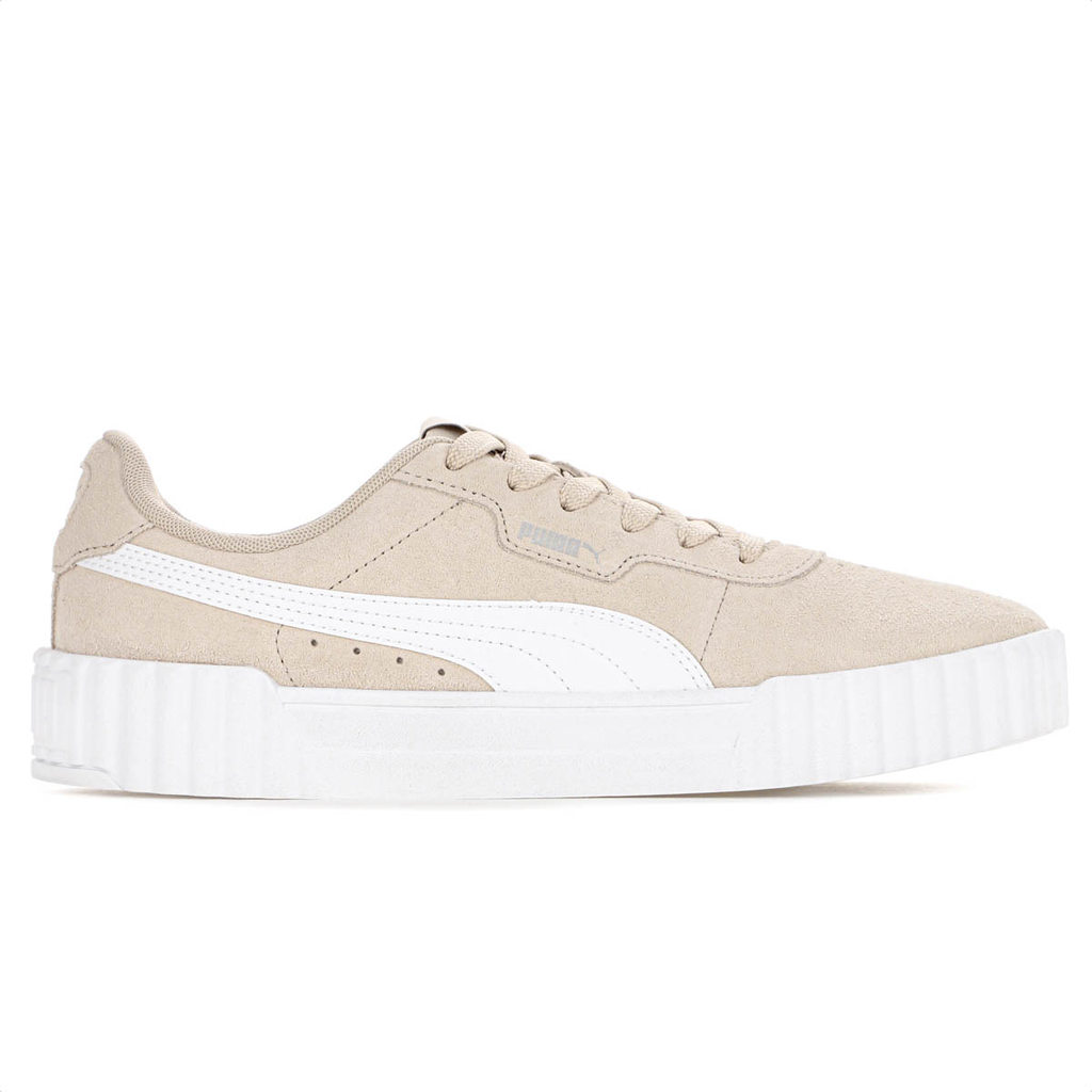 Tênis Puma Carina 3.0 SD Bdp Bege e Branco Feminino — Calçados