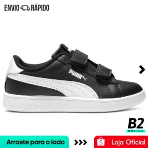 Tênis Puma Smash 3.0 Infantil Original com Nota Fiscal e Garantia