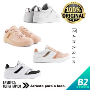 Tênis Ramarim Casual Cadarço Feminino 100% Original Com Nota Fiscal e
