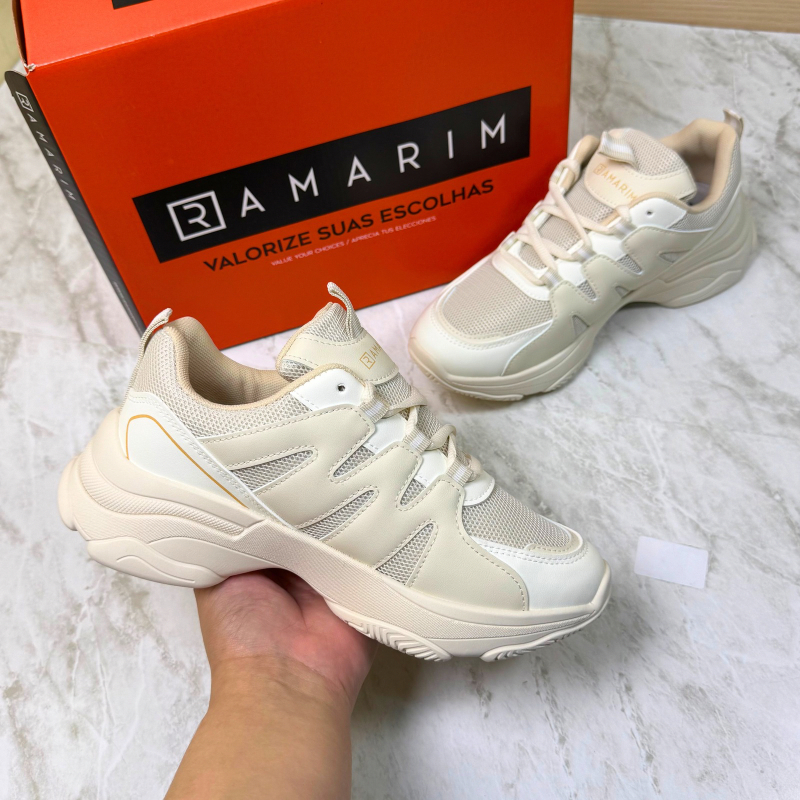 Tênis Sapato Feminino Ramarim Plataforma Casual Confortável Estilo