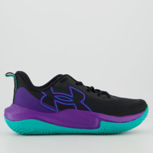 Tênis Under Armour Baller Preto e Roxo