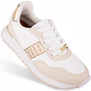 Tênis Vizzano Feminino Faixa V Confortável Original Branco