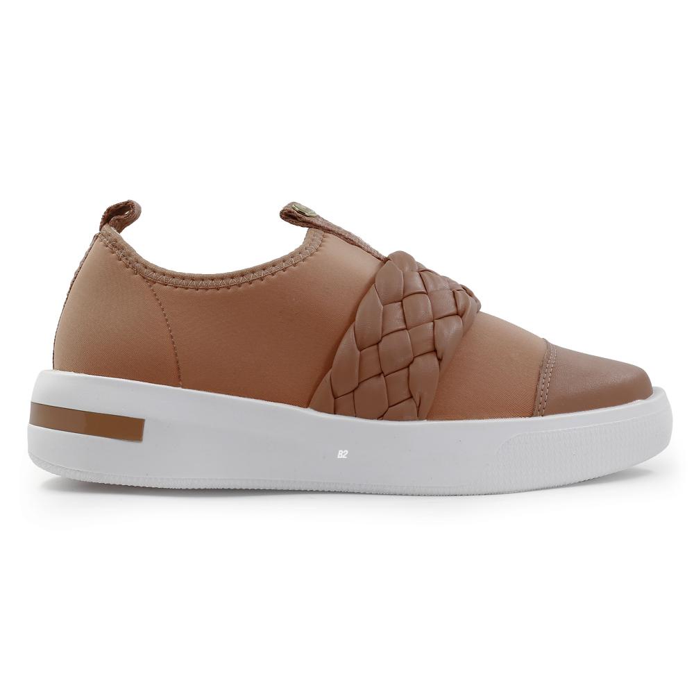 Tênis Vizzano Slip On Lycra Feminino Original com NF e Garantia