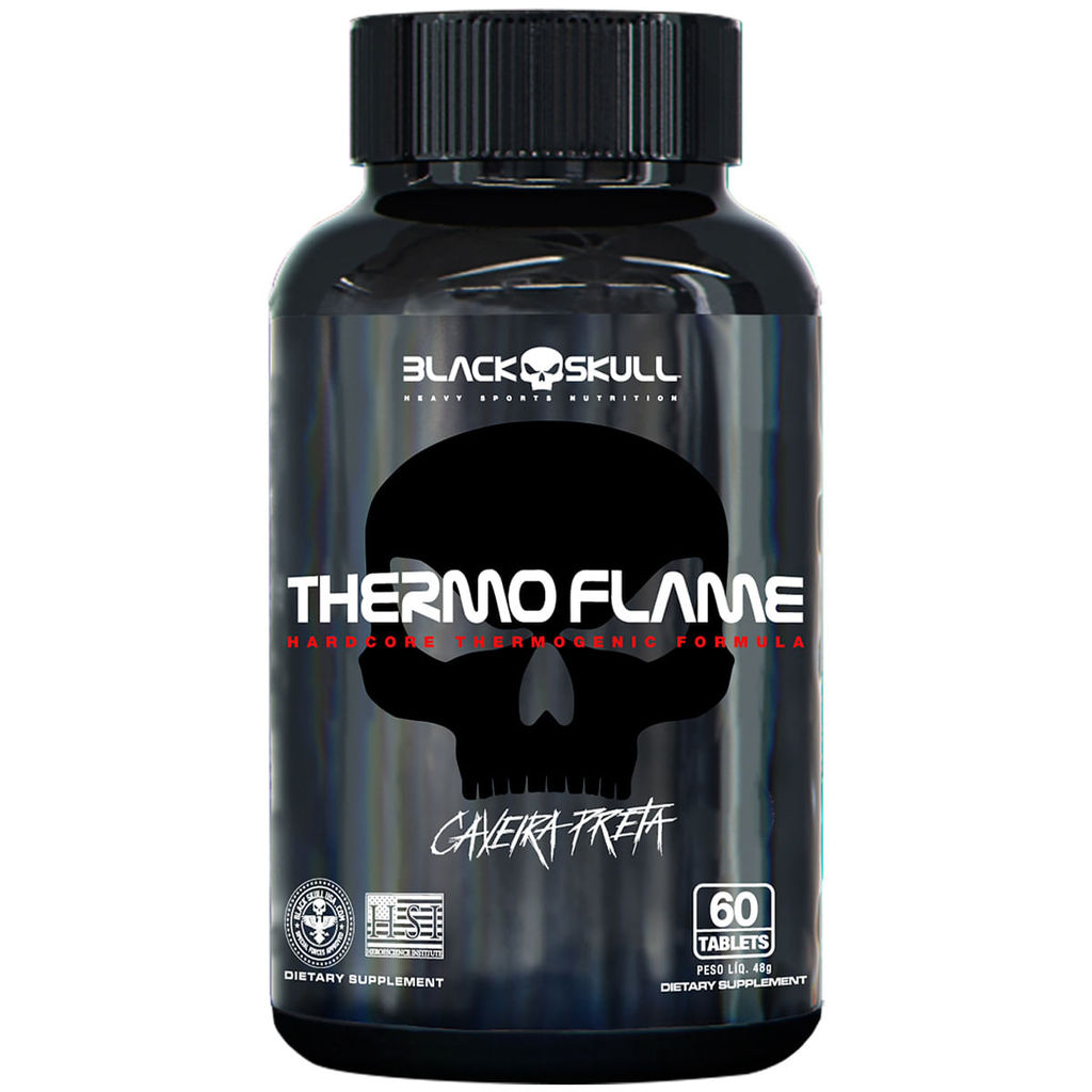 Termogênico Thermo Flame 60 Tabletes Black Skull — Informática