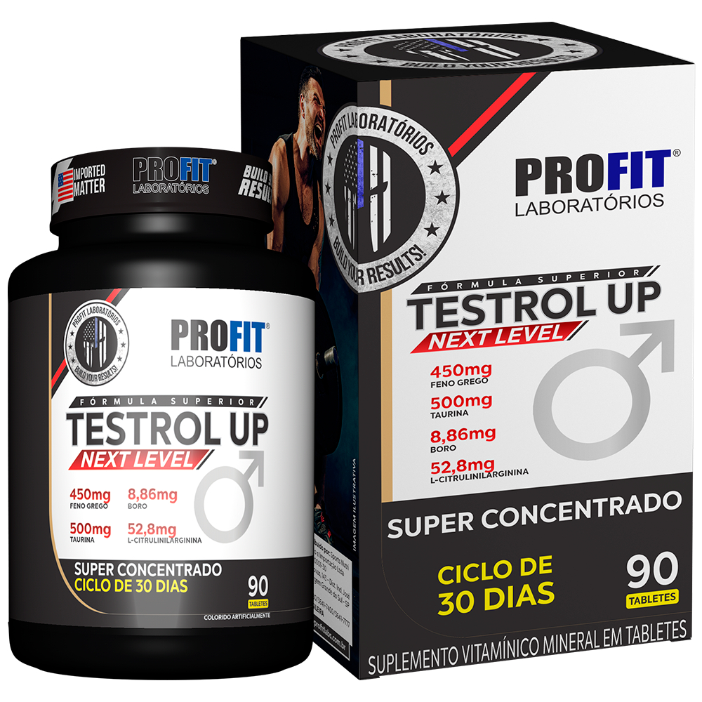 Testrol Up Suplemento Masculino 90 Tabletes Profit Labs Energia e — Informática