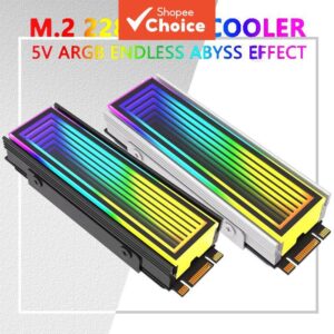Teucer Dissipador de Calor para SSD M.2 2280 5V Argb Sincronizado de