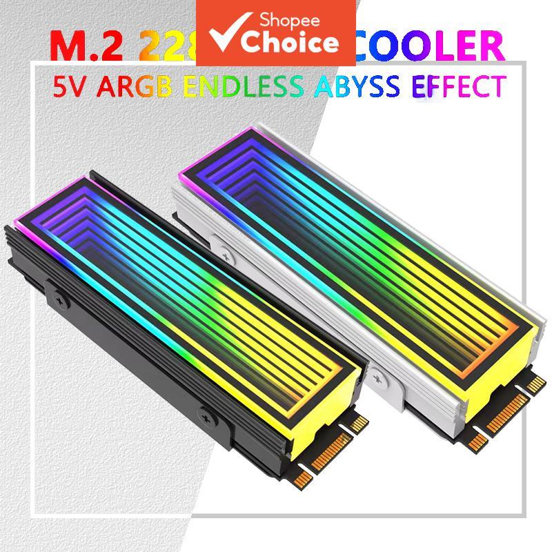 Teucer Dissipador de Calor para SSD M.2 2280 5V Argb Sincronizado de