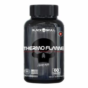 Thermo Flame Hardcore Termogênico 60 Tablets Black Skull