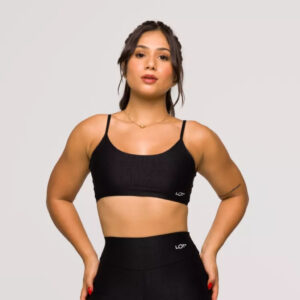 Top Academia Fitness Feminino Poliamida Costas Abertas Musculação