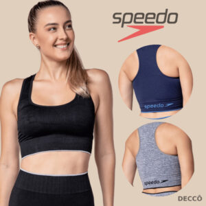 Top Fitness Feminino Canelado Com Bojo Removível Costas Nadador