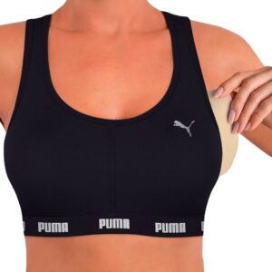 Top Puma Feminino com Bojo Removível Alta Sustentação Nadador