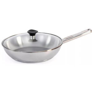 Tramontina Frigideira Grande Inox 28cm Allegra Fundo Triplo Vai ao