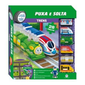 Trens Livro De Atividades Quebra-Cabeça 3 A 5 Anos