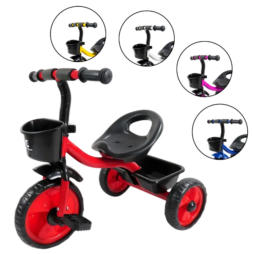 Triciclo Infantil com Pedal Atentu Motoca Passeio Menino Brinquedo