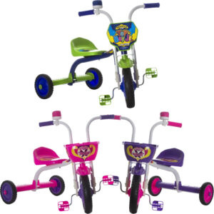 Triciclo Infantil Motoca Menina e Menino Brinquedo Ultra Bikes