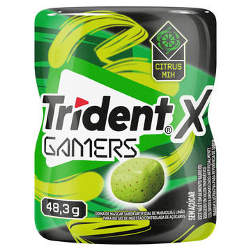 Trident Chiclete XGamers Citrus Maracujá e Limão 48.3g