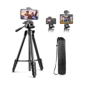 Tripé Foto Vídeo Sensyne 64″ p Camera Smartphone Preto