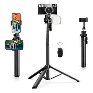 Tripé Monopé Selfie Ulanzi Smartphone Câmera Preto