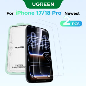 Ugreen 2pcs Protetor De Tela Para iPhone Série 18 Vidro Temperado 18