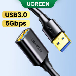 Ugreen Cabo De Extensão USB 3.0 2.0 Para PC Portátil Inteligente TV