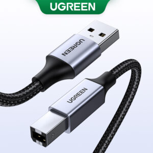 Ugreen Cabo de impressora USB tipo B macho para um cabo USB 2.0 macho — Informática