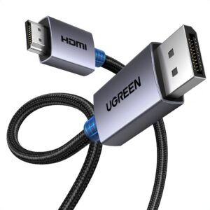 Ugreen DP Para Hdmi 4K Cabo Conector Banhado A Níquel Shell De