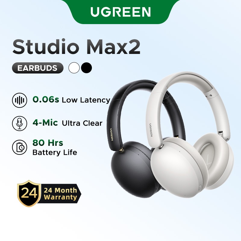 Ofertas de Áudio e Fones: Ugreen Max2 Fone De Ouvido Sem Fio Bluetooth 5.4 HiFi Certificado De com 79% de desconto Ofertas de Áudio e Fones: Ugreen Max2 Fone De Ouvido Sem Fio Bluetooth 5.4 HiFi Certificado De com 79% de desconto