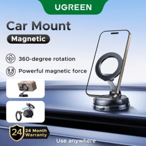 Ugreen Novo Suporte Magnético Para Telefone Com Ventosa Dobrável E