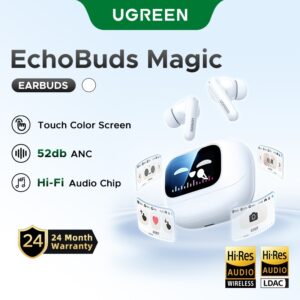 Ugreen T6 Magia Hi-Res Fone De Ouvido Bluetooth Com Cancelamento De — Áudio e Fones