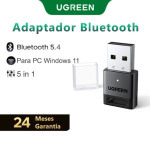 Ugreen USB Bluetooth 5.4 5.3 Adaptador Receptor De Transmissor Sem