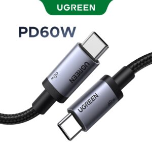 Ugreen USB C Para Type Samsung iPhone 15 16 Pro Max PD 60W Cabo