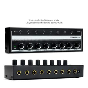 Ultra-Compacto 4 8 Canais Fone De Ouvido Amplificador De