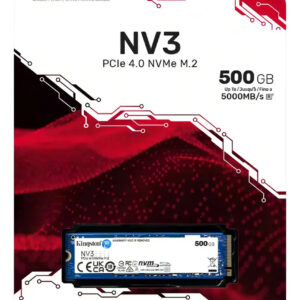 Unidade Sólida Kingston Nv3 Nvme Pcie 4.0 500 Gb Ssd Azul